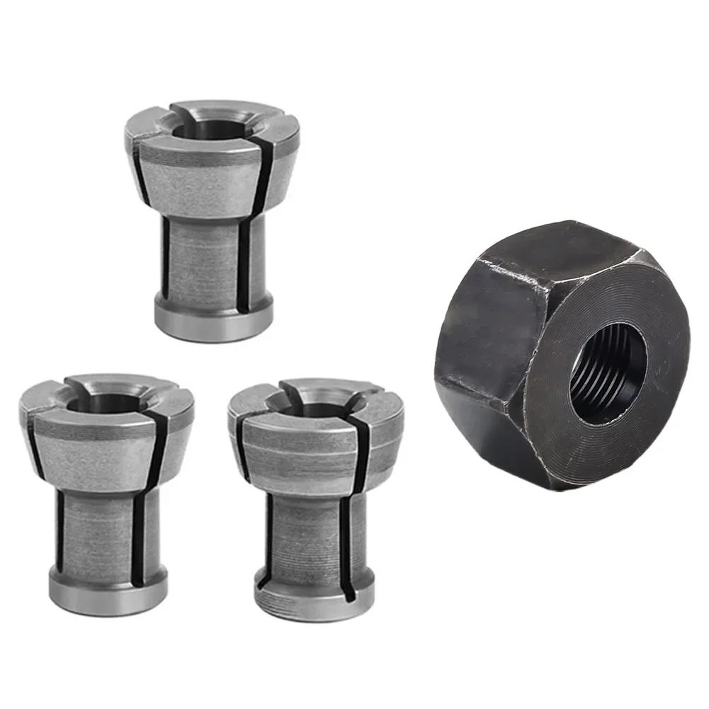 3pcs Engraving Trim Machine Shaft Sleeve Router Bit Woodworking Milling Cutter For Wood Bit Face Mill Carbide Cutter End Mill