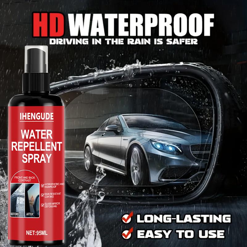 Auto Glas Wasserdichtes Spray, Anti-Regen Beschichtung, Hydrophobes Regenabweisendes Auto Flüssigkeit, Windschutzscheibe Spiegel Wasserdichte Wachs Beschichtung Kit, Hydrop