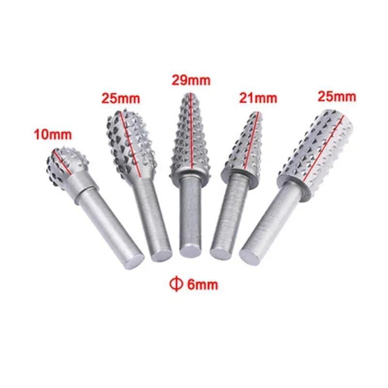5pcs/set Wood Carving Tools Drill Bit Set Woodworking Knife Cutting Pocket Hole Jig LS
