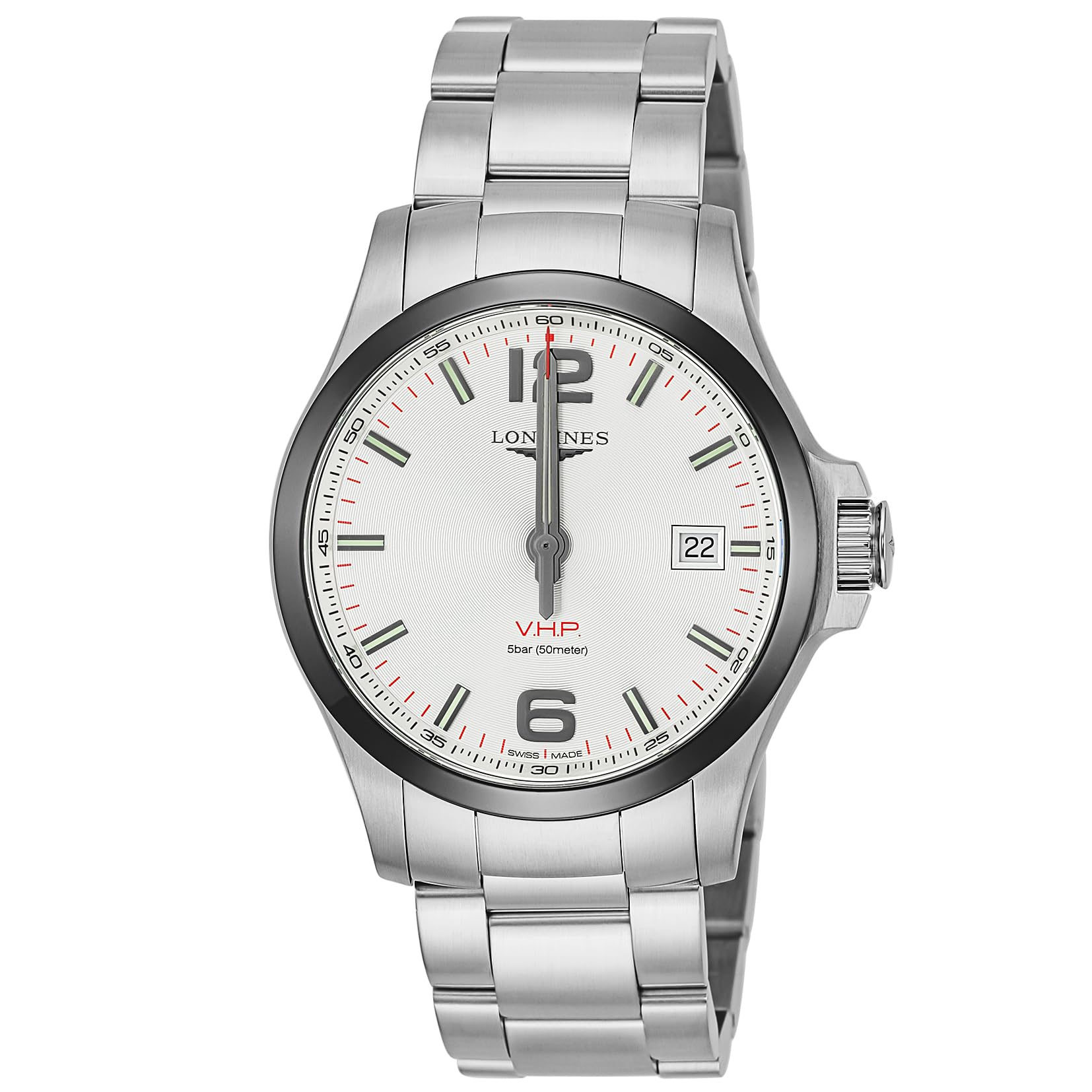 

Casual watch Conquest P Silver [Longines] V. H. L3.729.4.76.6 Men s [item]