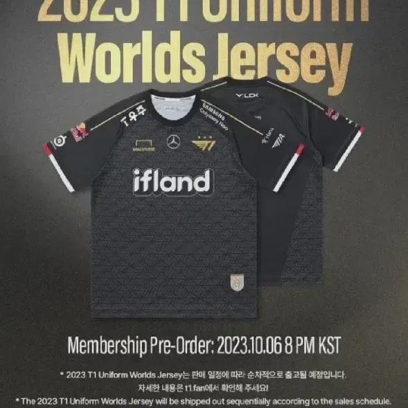 

2023 World T1 Paker Jersey Xl