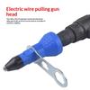 1 Set Multifunction Nail Gun Tool Electric Rivet Adapter Pull Drill Riveter Conversion Adapter Riveting Drill Rivet Adapter