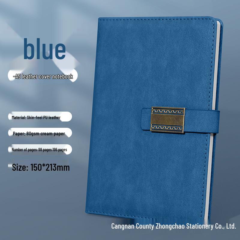 A5 Business Meeting Notebook with Buckle - Daily Planner & Journal