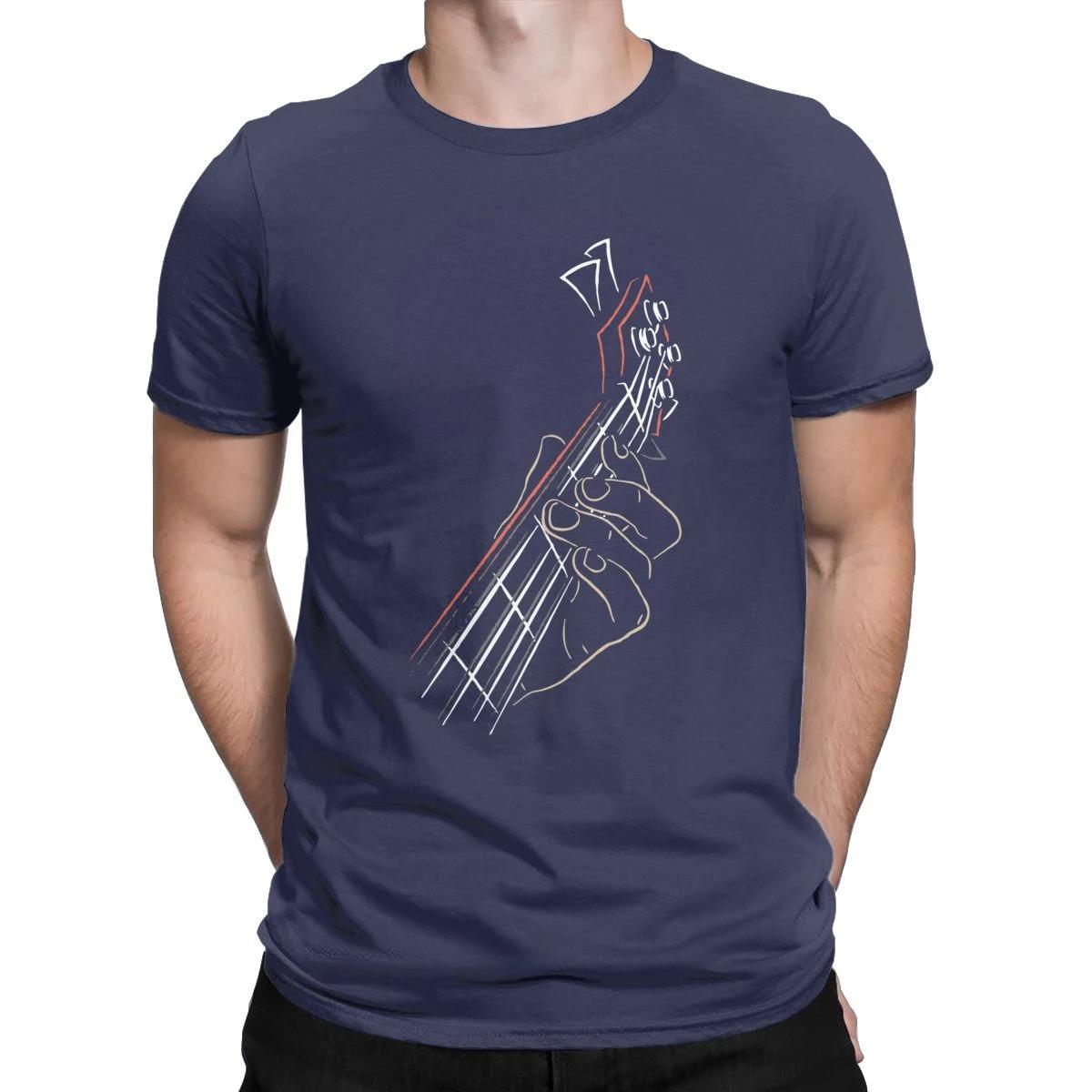 

Humorous Active Bass Guitar Rock Music Casual Tee Shirt Harajuku Tee Shirt Premium Cotton Graphic Printed Tops Men Woman Tops 4XL