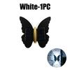 Solar Powered Butterfly Wall Sconce, Modern Stairway Hallway Light, Outdoor Courtyard Balcony Wall Lamp