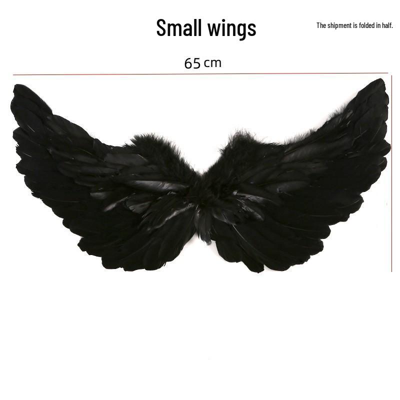 Angel Feather Wings Prop for Children s Christmas Stage Performance and Catwalk Show One Size