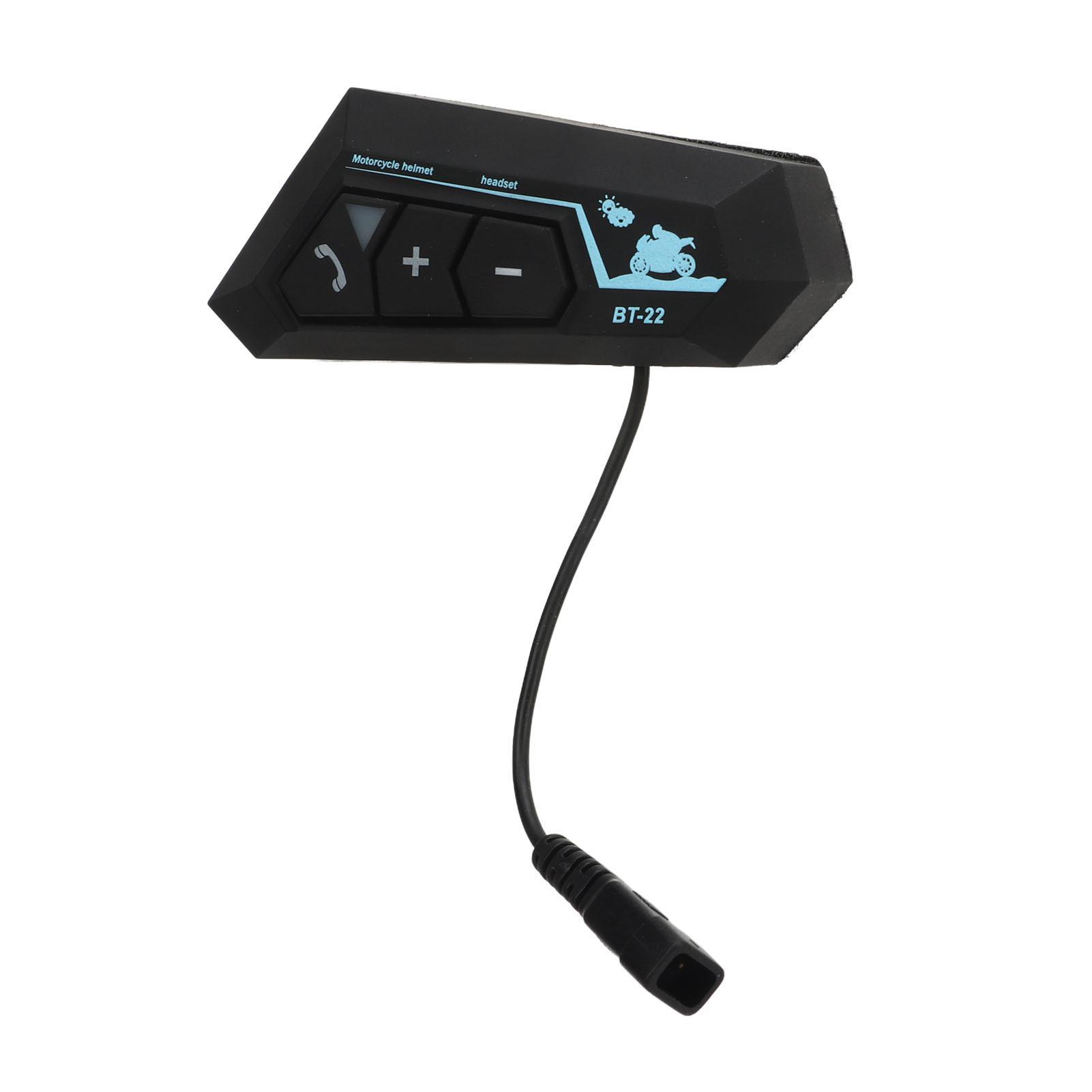 Мотоциклетная гарнитура Bluetooth с шумоподавлением, стереозвуком, для громкой связи, мотоциклетная уличная гарнитура