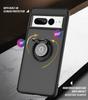 Armor Matte Case for Google Pixel 9 Pro XL Cover for Pixel 8 8A Ring Magnetic Holder Stand Shockproof Coque Fundas