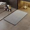 Baderomsgulvmatte Hurtigabsorberende Hurtigtørkende Diatom Mud Anti-skli bunnteppe Enkelt å rengjøre Flerbruksbadekar Dusj Vask Kjøkkenteppe
