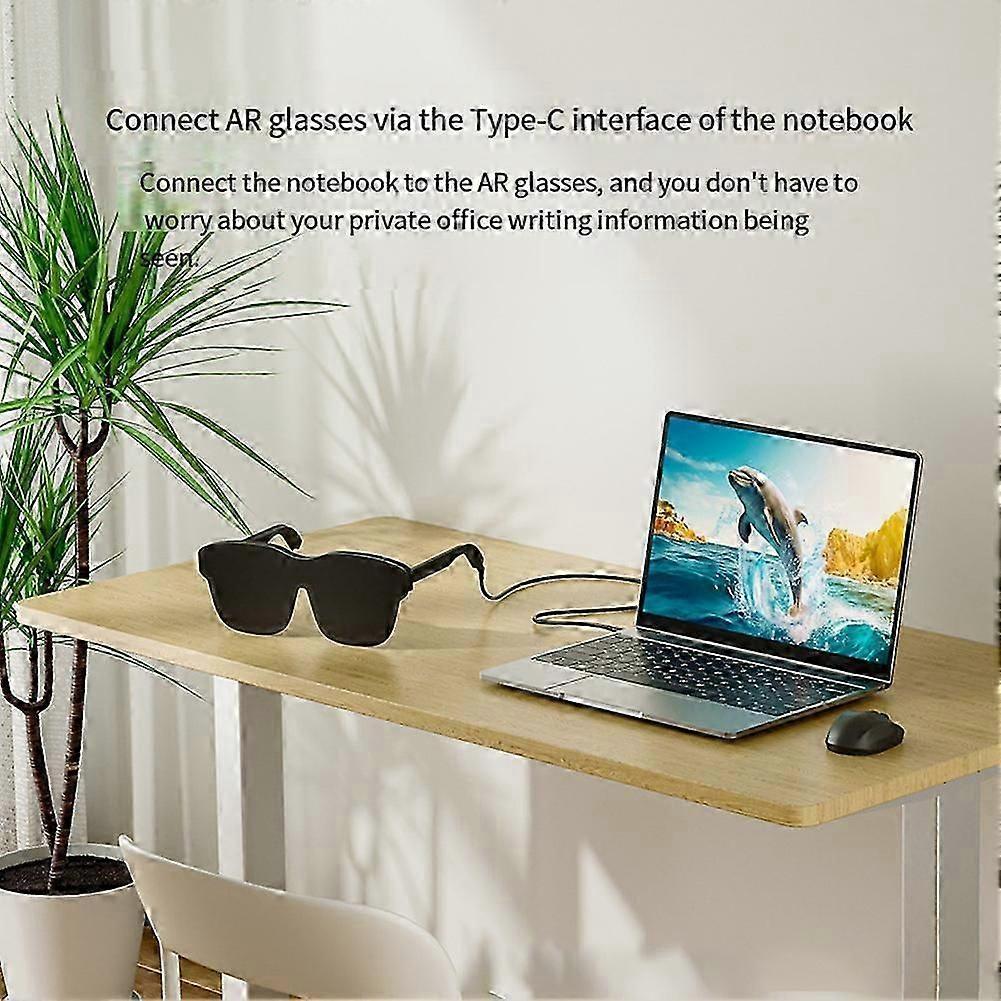 Cable Flexible Tipo-C para Gafas AR, USB 3.2 Multifunción Soporta 4K 60Hz, 1m, para Xreal/Rokid/RayNeo Viture AR