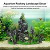 Aquarium Resin Rock Ornament Realistic Artificial Landscape Waterproof Fish Tank Decoration for Home and Office Decoration