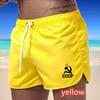 2025 Sommer Herren Schnelltrocknende Badehose Sporthose Bademode Badeshorts Jogginghose CCCP Druck
