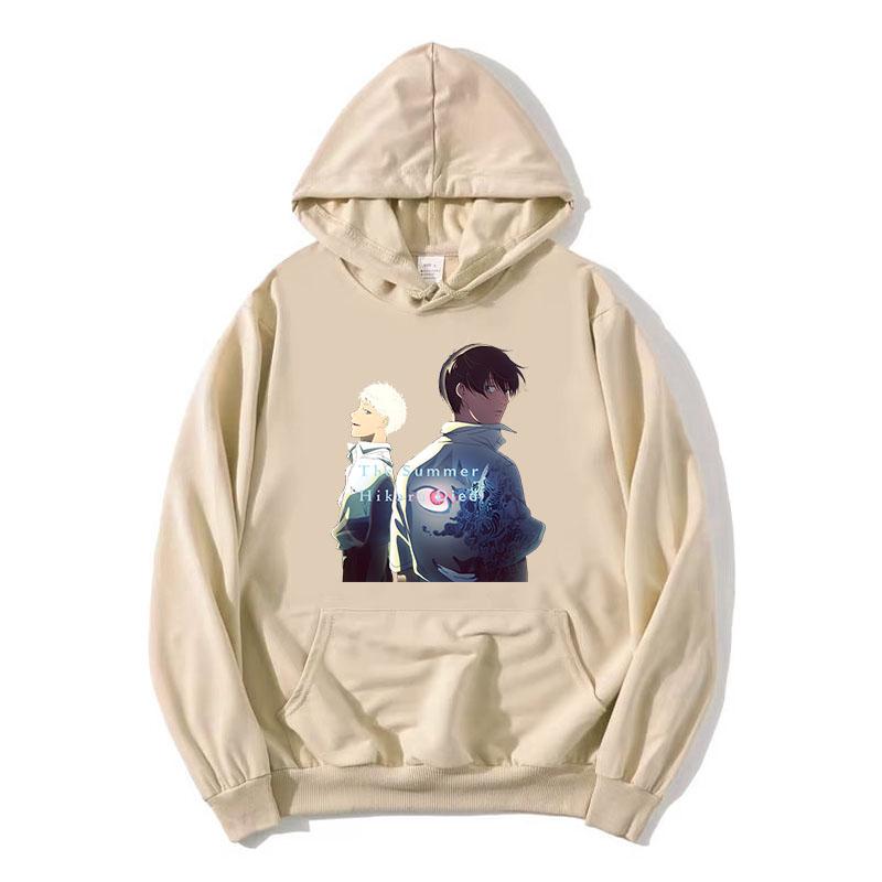 

Худи The Summer Hikaru Died Зимние Толстовки с Длинным Рукавом и Капюшоном Повседневные Пуловеры с Графическим Принтом в Стиле Комиксов Осенняя Женская Толстовка XXXL хаки
