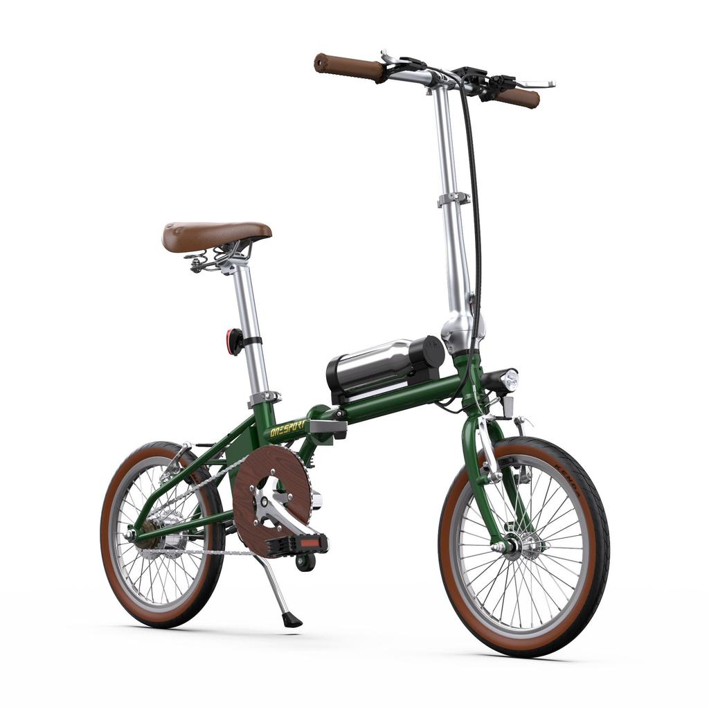 ONESPORT OT02 Electric Bicycle: 16-inch 250W Motor, Top Speed 25 Km/h, 36V 5.2AH, Maximum Range 25 Km