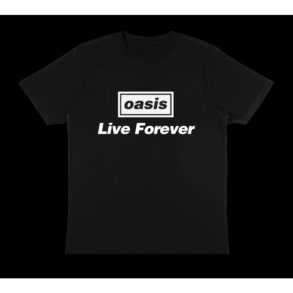 2025 Summer Oasis Tour Peripheral Limited Men's Round Neck T-shirt Fashion Cotton Outdoor Street Versatile Short Sleeve Top