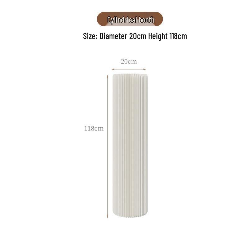 Multi-Layer Folding Exhibition Stand & Wedding Aisle Display Rack with Creative Cylinder Design