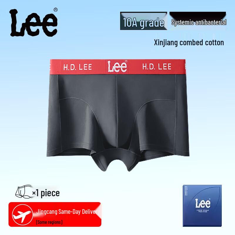 Lee Men's Cotton Anti-bacterial Boxer Briefs