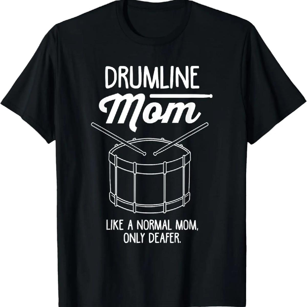 

Drumline Mom T Shirt Drumline Tshirt Marching Band Shirt T-Shirt XXXXXL чёрный