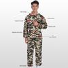 Camouflage Protective Coverall: Anti-fouling, Dustproof, Dirt-resistant One-piece Suit for Auto Repair and Spray Painting.