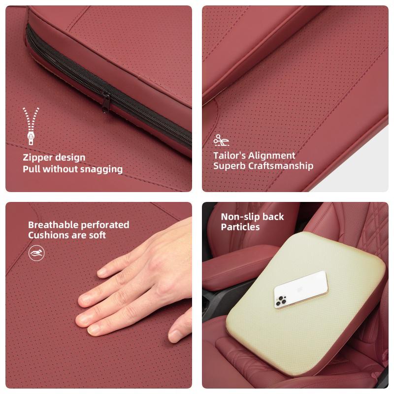 Car Cushion Memory Cotton Booster Seat Breathable Pad For Mercedes Benz AMG GLC W203 W206 W220 W205 W211 W212 W201 W210 W108 CLA