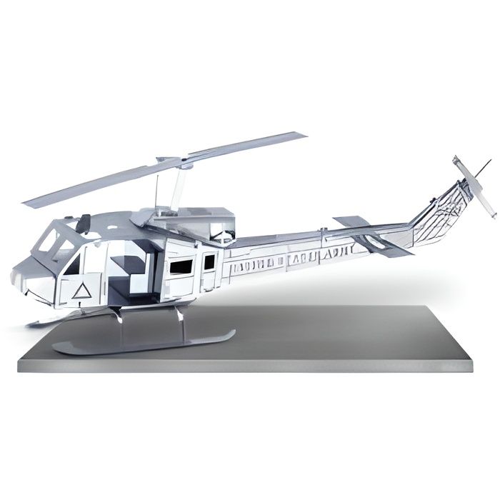 Hélicoptère Huey - Maquette en métal - Bell UH-1 Iroquois - Enfant - METAL EARTH