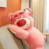 Plush Toy Story Lotso Adorable Bear Strawberry Sofa Plush Pillow Stuffed Toys Huggin Bear Plush Doll Kids Girls Birthday Gift