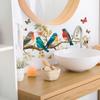 Self-adhesive Wall Stickers Birds on Branch Butterflies for Living Room Bedroom Home Decor