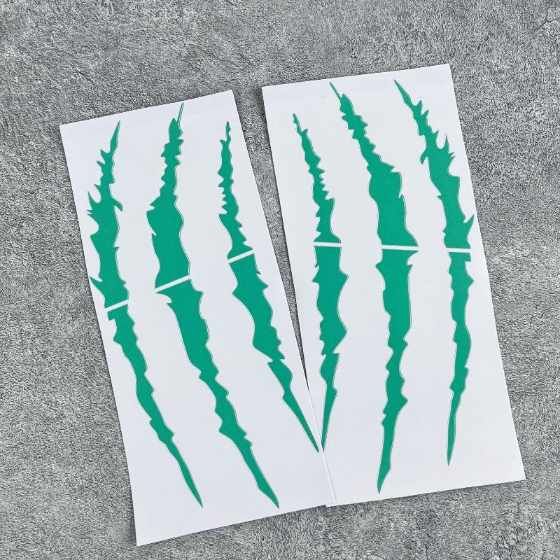 2PCS Motorcycle Monster Claw Scratch Stickers DIY Motocross Helmet Body Vinyl Decals for BMW KTM Kawasaki YAMAHA SUZUKI HONDA