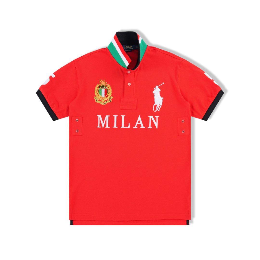 Polo da Uomo BeatStreet in Misto Cotone con Fantasia Geometrica di Lettere, Traspirante, Stile Classico, Casual, Maglietta alla Moda a Maniche Corte XXL