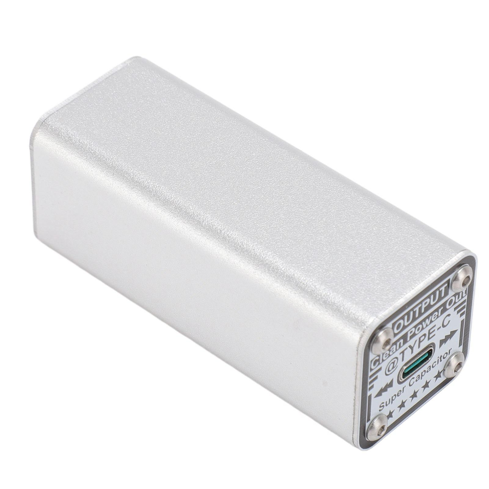 

DC 5V Суперконденсатор Фильтр питания Тип C Интерфейс Корпус из алюминиевого сплава Супер Фарадный конденсатор