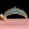 Elegant Zinc Zinc Alloy Princess Crown Shiny Bridal Headwear Hair Ornaments Rhinestone Diadem  Pageant