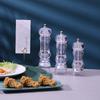 Manual Grinding Bottle Sesame Pepper Powder Acrylic Shell Seasoning Bottle Black Pepper Grinding Machine Kichen Accessories