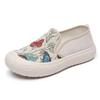 Fashion 2025 Fashion Women's Shoes Summer Women's Casual Shoes Color Blocked Versatile Breathable Lightweight Canvas Shoe