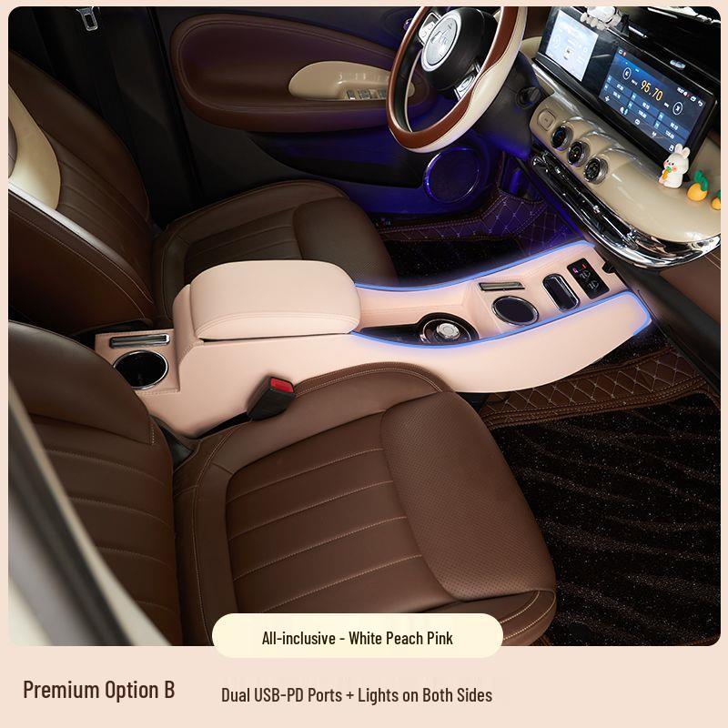 Armrest Storage Box for Wuling Bingo Electric Vehicle Interior Modification