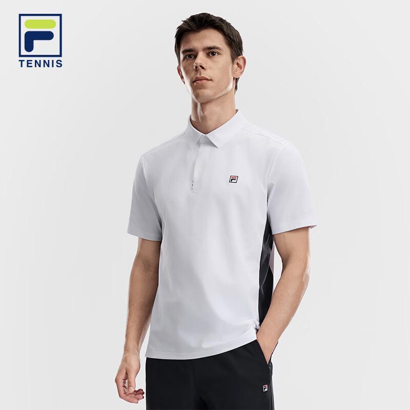 FILA Men s Knitted Short-Sleeve Polo Shirt L