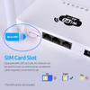 Router WiFi 4G LTE Szybki router bezprzewodowy 300 Mb/s z gniazdem karty SIM 2 anteny zewnętrzne