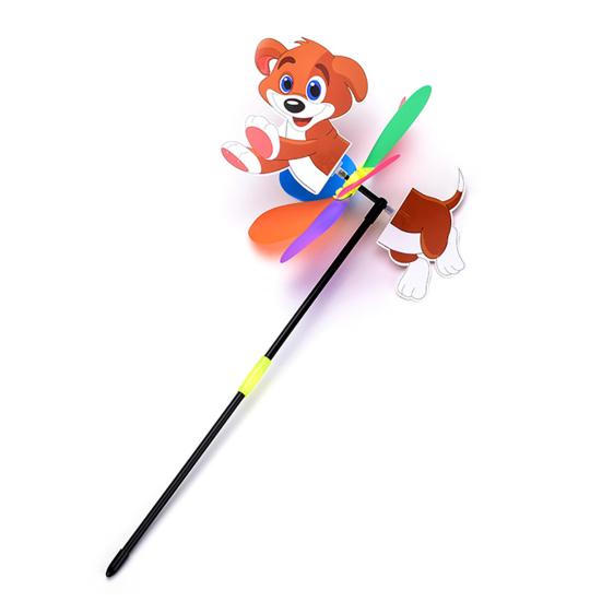 Windmill Toy Cute DIY PVC Kids Wind Spinner for Gifts