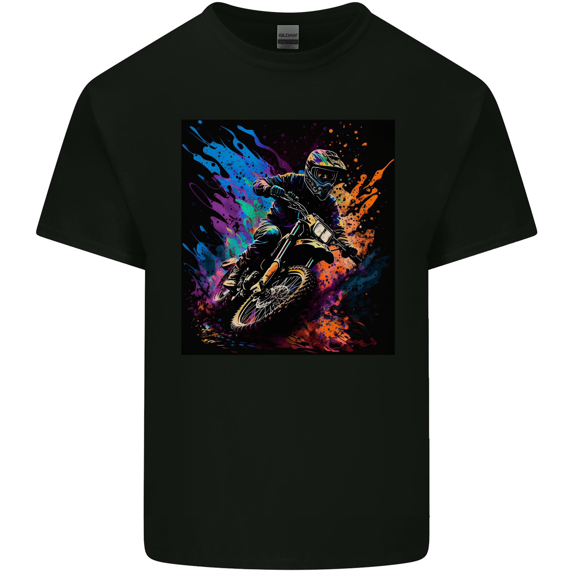A Motocross Rider MotoX Dirt Bike Motorsports Unisexs Light Cotton TShirt S