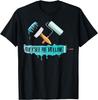 Funny Painter Saying They See Me Rolling Paint Roller Brush T-Shirt