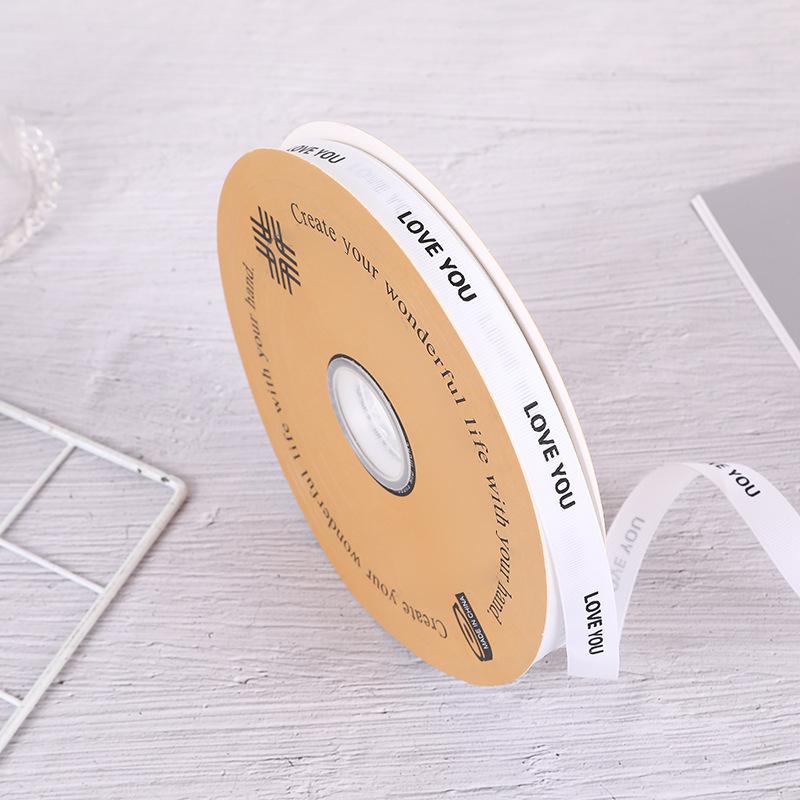 1.5m Small English Thread Ribbon for Gift Box and Cake Bouquet Packaging