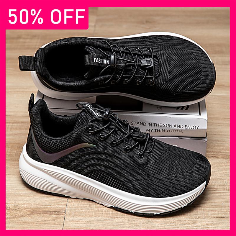 Couple Running Shoes 2026 New Breathable Mesh Cushioning Non-Slip Lace-Up Fashion Outdoor Casual Sports Shoes for Men Women