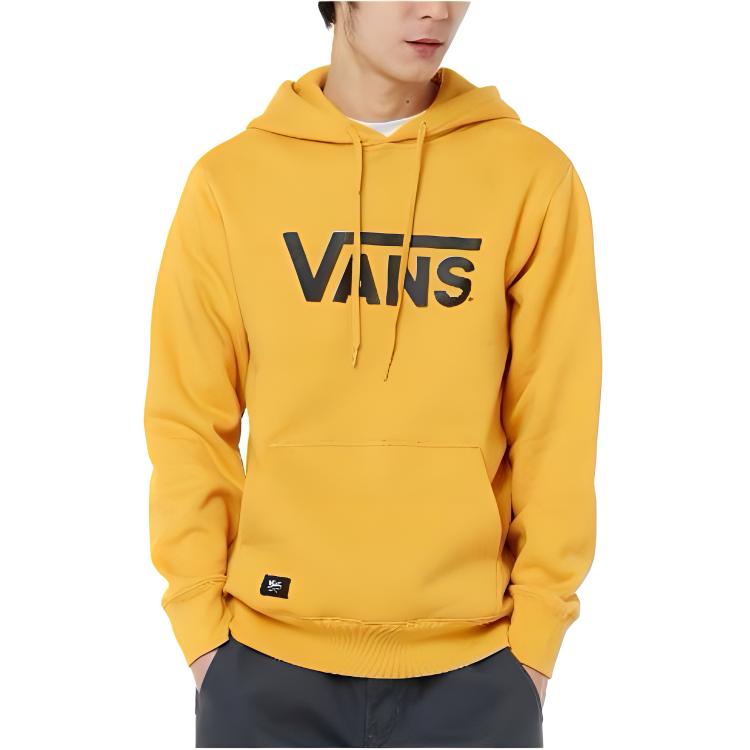 Vans Κλασικό Φούτερ με Κουκούλα και Λογότυπο Unisex Κίτρινο VN0A3TXI50X