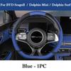 For BYD Seagull Dolphin Mini Surf Cute Steering Wheel Cover Leather Comfortable Anti Slip Handlebar Cover Interior Accessories