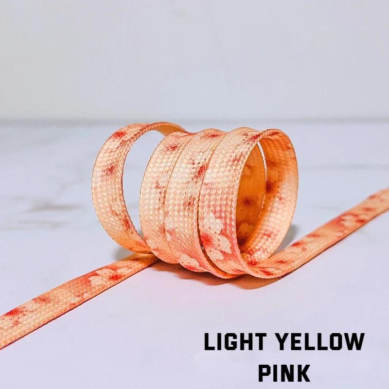 New Daisy Cherry Rope Shoe Laces Flower Shoelace for Sneakers Strap Sports Shoelaces Rubber Bands for AF1/AJ1 Shoes Accessories