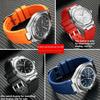 5 barev Fluorogumový řemínek na hodinky Pro IWC Engineer IW328903 IW328901 IW328902 Voděodolný FKM řemínek na hodinky Pánský gumový náramek