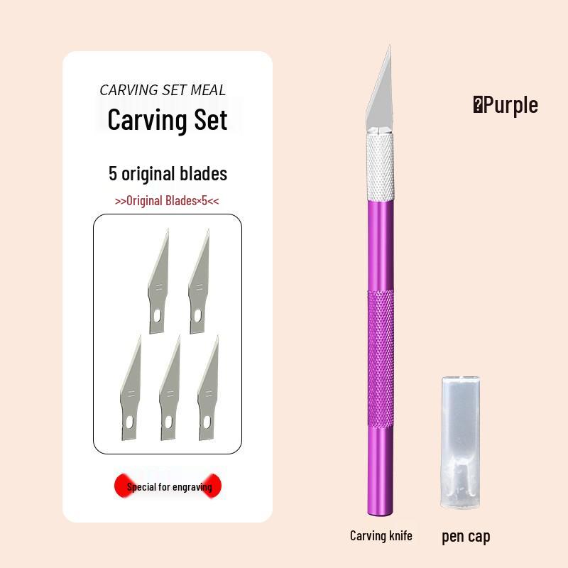 Aluminum Alloy Carving Knife Set for Model Making & Mobile Film