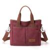 Korean Minimalist  Large Canvas Women Crossbody Bag, Durable Washable Versatile Handbag For Office Commute School Life And Weekend Shopping Activities
