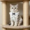 Cute Spring Summer Puppy Lace Vest Bowknot Soft Dog Clothes Casual Breathable Cat Cake Skirt Cat