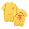 Eat The Rich Döner Kebab Karl Marx Sozialist Hasan Piker Doppelseitiger Druck T-Shirts Unisex Lässig Locker T-Shirt 2024