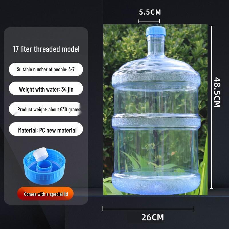 Food Grade PC Portable Water Dispenser - Thickened Empty Bucket for Mineral Water and Tea Bar Use